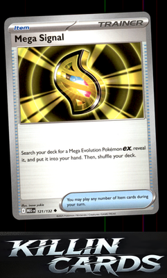 Mega Signal - 121/132 121/132 Pokemon Uncommon ME01: Mega Evolution Card NM