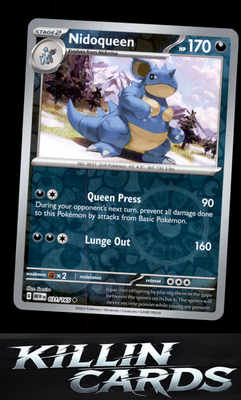 Reverse Holofoil Nidoqueen 031/165 Pokemon Uncommon SV: Scarlet & Violet 151 Car