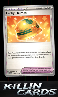 Lucky Helmet 158/167 Pokemon Uncommon SV06: Twilight Masquerade Card NM