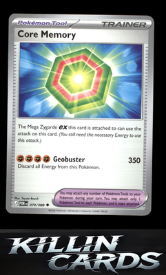 Core Memory 070/088 Pokemon Uncommon ME03: Perfect Order Card NM