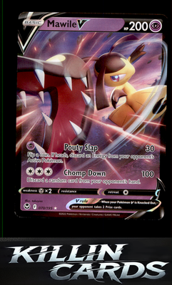 Mawile V 070/195 Pokemon Ultra Rare SWSH12: Silver Tempest Card NM