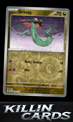 Reverse Holofoil Dreepy 071/131 Pokemon Common SV: Prismatic Evolutions Card NM