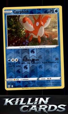 Reverse Holofoil Corphish 038/163 Pokemon Common SWSH05: Battle Styles Card NM