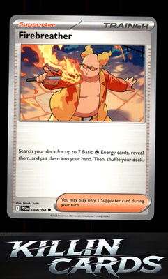 Firebreather - 089/094 089/094 Pokemon Uncommon ME02: Phantasmal Flames Card NM