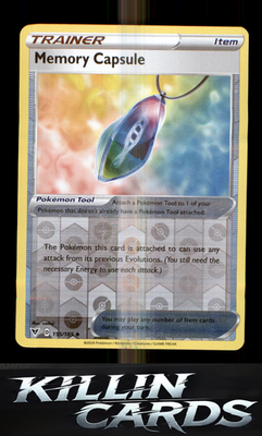 Memory Capsule 155/185 Pokemon Uncommon SWSH04: Vivid Voltage Card NM