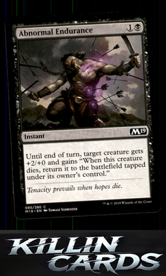 Abnormal Endurance 85 Magic C Core Set 2019 Card NM