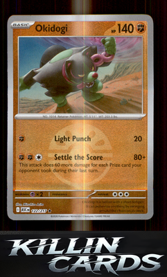 Reverse Holofoil Okidogi (Friend Ball) 122/217 Pokemon Rare ME: Ascended Heroes