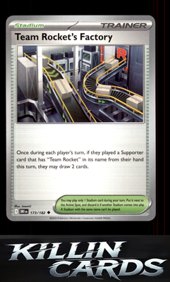 Team Rocket's Factory 173/182 Pokemon Uncommon SV10: Destined Rivals Card NM