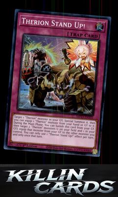 1st Edition Therion Stand Up! MP23-EN101 YuGiOh Super Rare 25th Anniversary Tin: