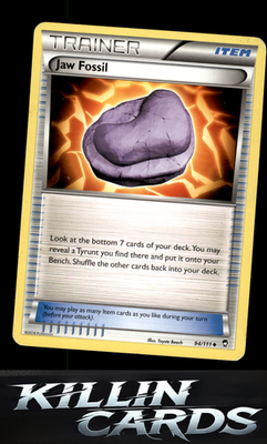 Jaw Fossil 94/111 Pokemon Uncommon XY - Furious Fists Card LP