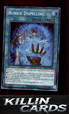 Runick Dispelling OP22-EN010 YuGiOh Super Rare OTS Tournament Pack 22 Card NM