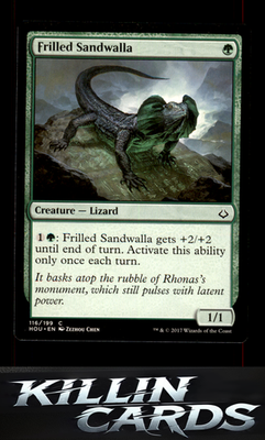 Frilled Sandwalla 116 Magic C Hour of Devastation Card NM