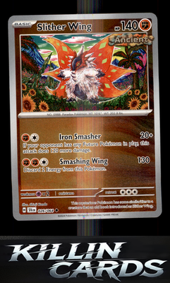 Reverse Holofoil Slither Wing 026/064 Pokemon Uncommon SV: Shrouded Fable Card N