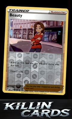Reverse Holofoil Beauty 148/185 Pokemon Uncommon SWSH04: Vivid Voltage Card NM