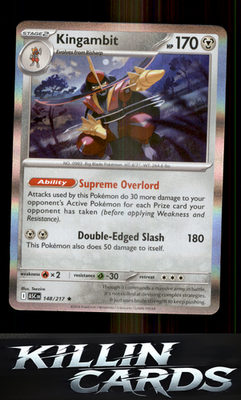 Kingambit 148/217 Pokemon Rare ME: Ascended Heroes Card NM