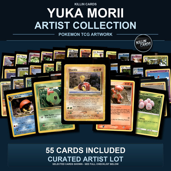 Pokemon TCG Yuka Morii Artist Collection 55 Cards Lot clay art