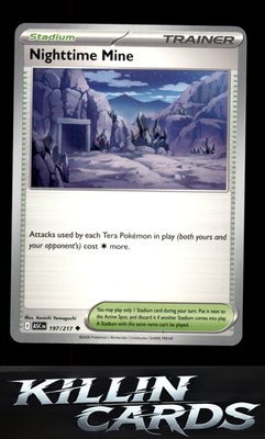Nighttime Mine 197/217 Pokemon Uncommon ME: Ascended Heroes Card NM