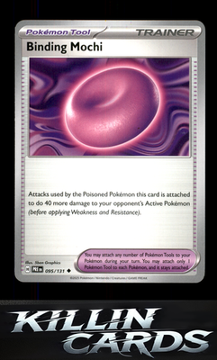Binding Mochi 095/131 Pokemon Uncommon SV: Prismatic Evolutions Card NM