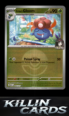 Reverse Holofoil Erika's Gloom (Poke Ball) 002/217 Pokemon Uncommon ME: Ascended