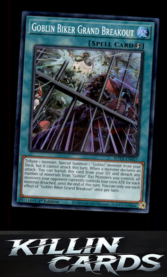 1st Edition Goblin Biker Grand Breakout ROTA-EN057 YuGiOh Super Rare Rage of the