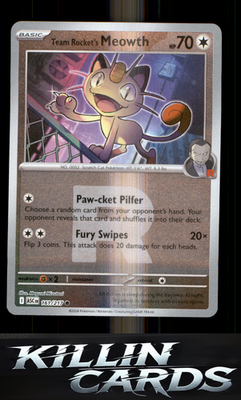 Team Rocket's Meowth (Team Rocket) 161/217 Pokemon Common ME: Ascended Heroes Ca