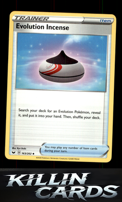Evolution Incense 163/202 Pokemon Uncommon SWSH01: Sword & Shield Base Set Card