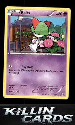 Ralts 59/135 Pokemon Common Plasma Storm Card LP