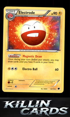 Electrode 33/116 Pokemon Holo Rare Plasma Freeze Card LP