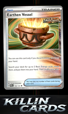 Earthen Vessel 106/131 Pokemon Uncommon SV: Prismatic Evolutions Card NM
