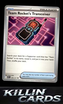 Team Rocket's Transceiver - 209/217 209/217 Pokemon Uncommon ME: Ascended Heroes