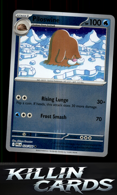 Reverse Holofoil Piloswine 024/094 Pokemon Common ME02: Phantasmal Flames Card N