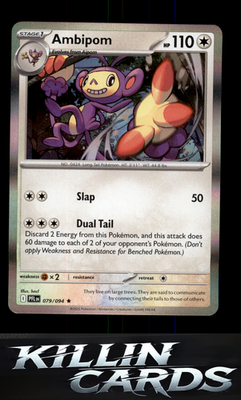 Ambipom - 079/094 079/094 Pokemon Rare ME02: Phantasmal Flames Card NM