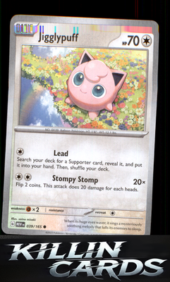 Jigglypuff 039/165 Pokemon Common SV: Scarlet & Violet 151 Card NM