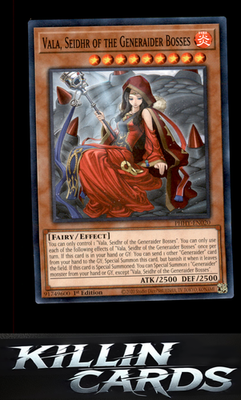 1st Edition Vala, Seidhr of the Generaider Bosses PHHY-EN020 YuGiOh Common Photo