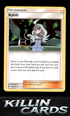 Kahili 179/214 Pokemon Uncommon SM - Lost Thunder Card NM