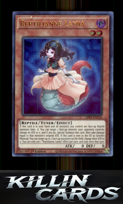 1st Edition Reptilianne Lamia GFP2-EN116 YuGiOh Ultra Rare Ghosts From the Past: