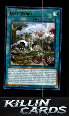 1st Edition Lost World MGED-EN058 YuGiOh Rare Maximum Gold: El Dorado Card NM