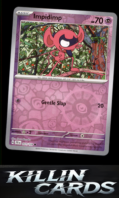 Reverse Holofoil Impidimp 071/159 Pokemon Common SV09: Journey Together Card NM