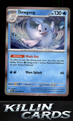 Dewgong 019/088 Pokemon Rare ME03: Perfect Order Card NM