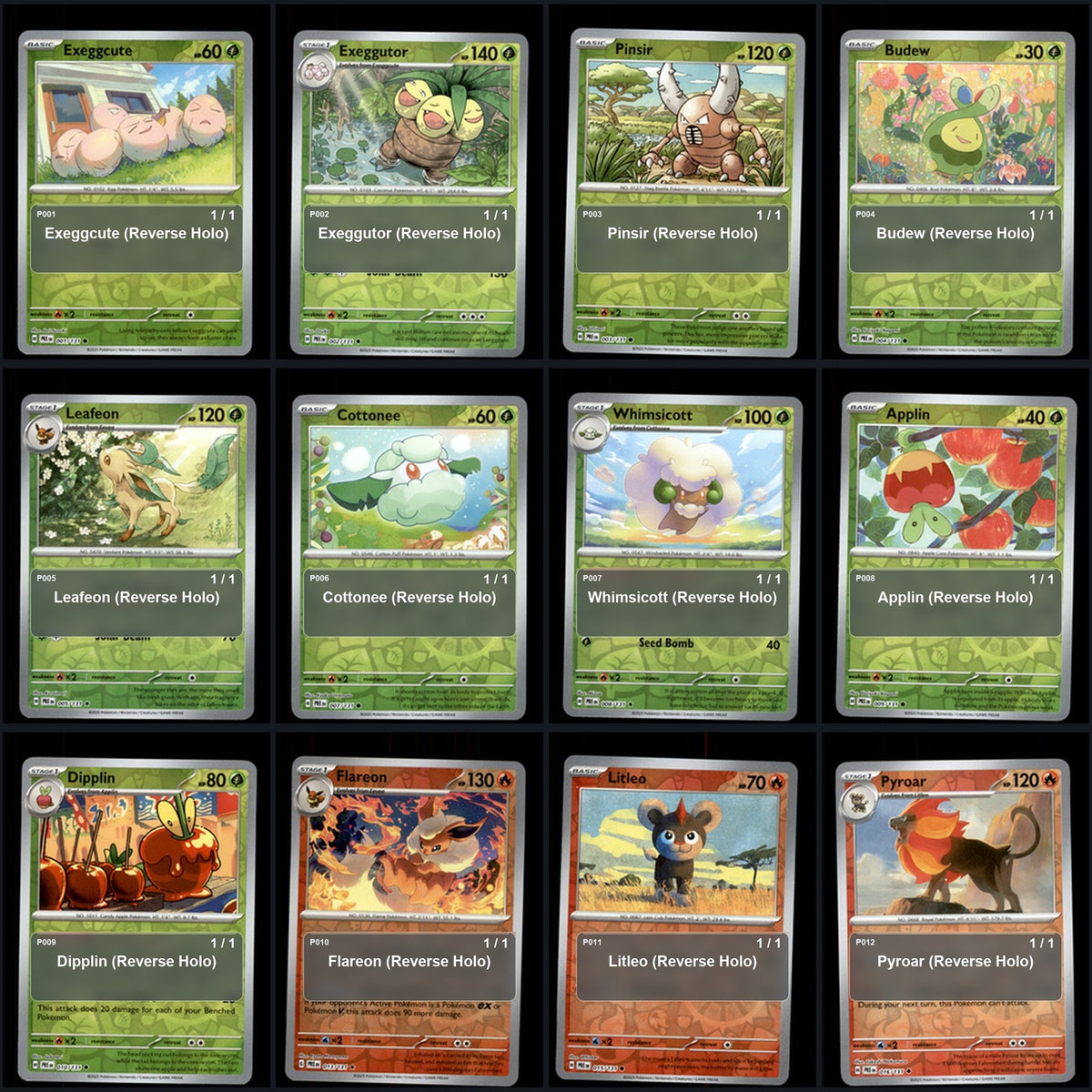 Pokemon TCG SV: Prismatic Evolutions Reverse Holo Master Set 83 Reverse Holo