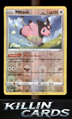 Reverse Holofoil Miltank 126/189 Pokemon Holo Rare SWSH10: Astral Radiance Card