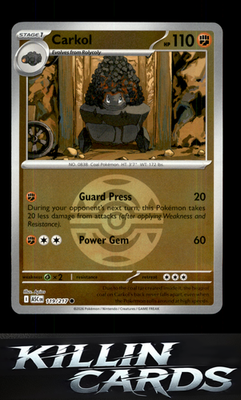 Reverse Holofoil Carkol (Dusk Ball) 119/217 Pokemon Common ME: Ascended Heroes C