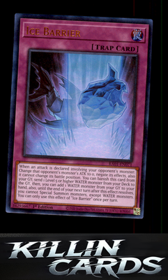 1st Edition Ice Barrier (UR) RA01-EN071 YuGiOh Ultra Rare 25th Anniversary Rarit