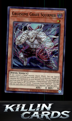 Gruesome Grave Squirmer OP27-EN007 YuGiOh Super Rare OTS Tournament Pack 27 Card