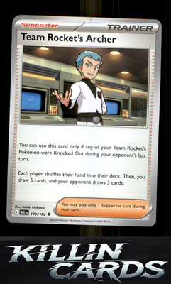 Team Rocket's Archer - 170/182 170/182 Pokemon Uncommon SV10: Destined Rivals Ca