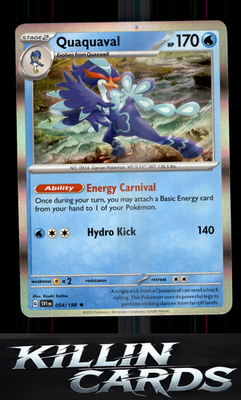 Quaquaval 054/198 Pokemon Rare SV01: Scarlet & Violet Base Set Card NM