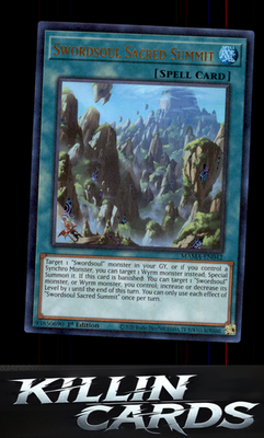 1st Edition Swordsoul Sacred Summit MAMA-EN042 YuGiOh Ultra Rare Magnificent Mav