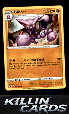 Gliscor 096/196 Pokemon Rare SWSH11: Lost Origin Card NM