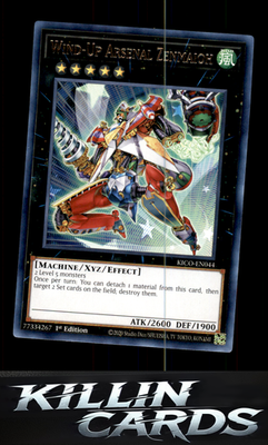1st Edition Wind-Up Arsenal Zenmaioh KICO-EN044 YuGiOh Rare King's Court Card NM