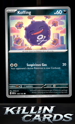 Koffing 109/165 Pokemon Common SV: Scarlet & Violet 151 Card NM